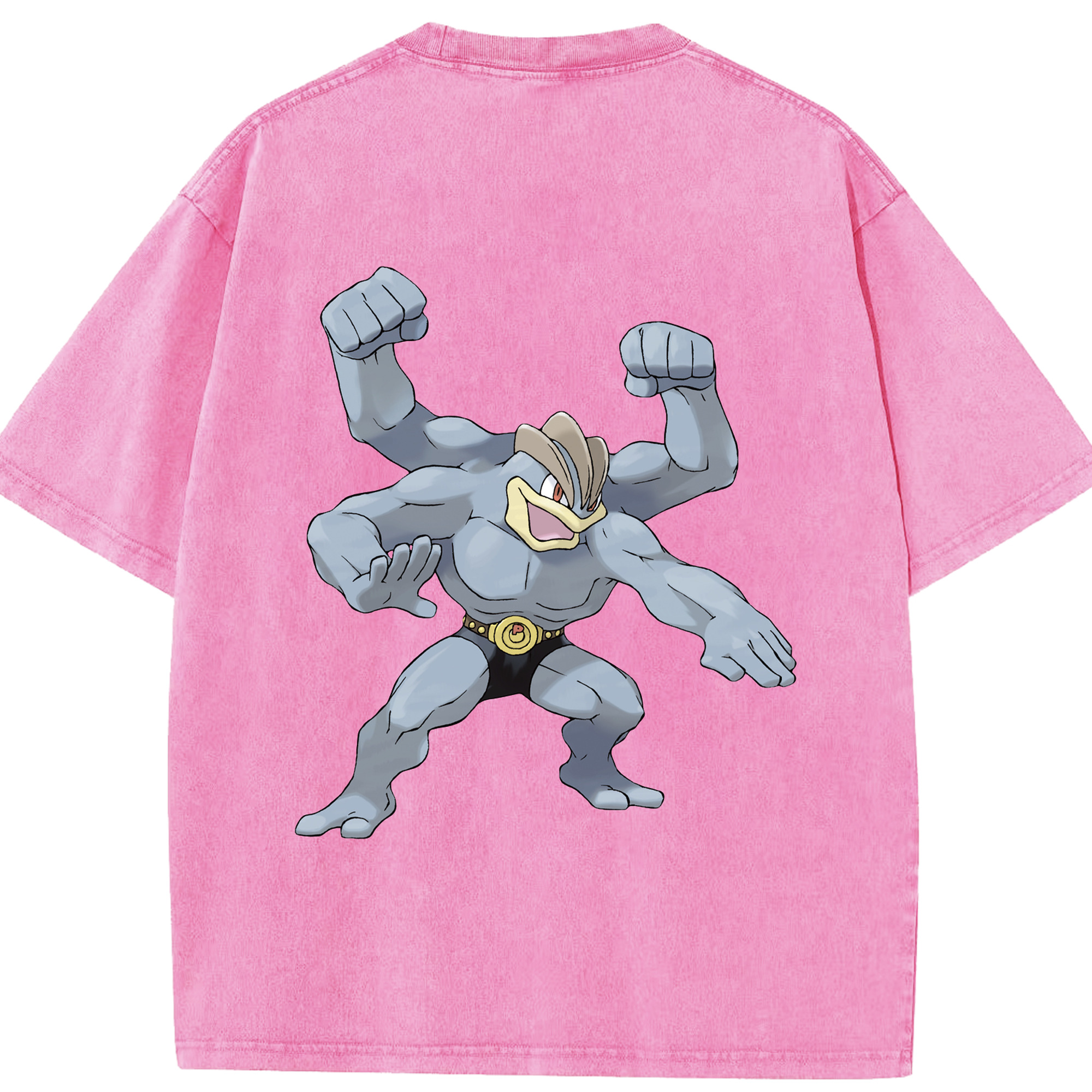 （画像用） ポケットモンスター Pokémon 綿100% ヴィンテージ風 半袖Tシャツ（背面プリント）
